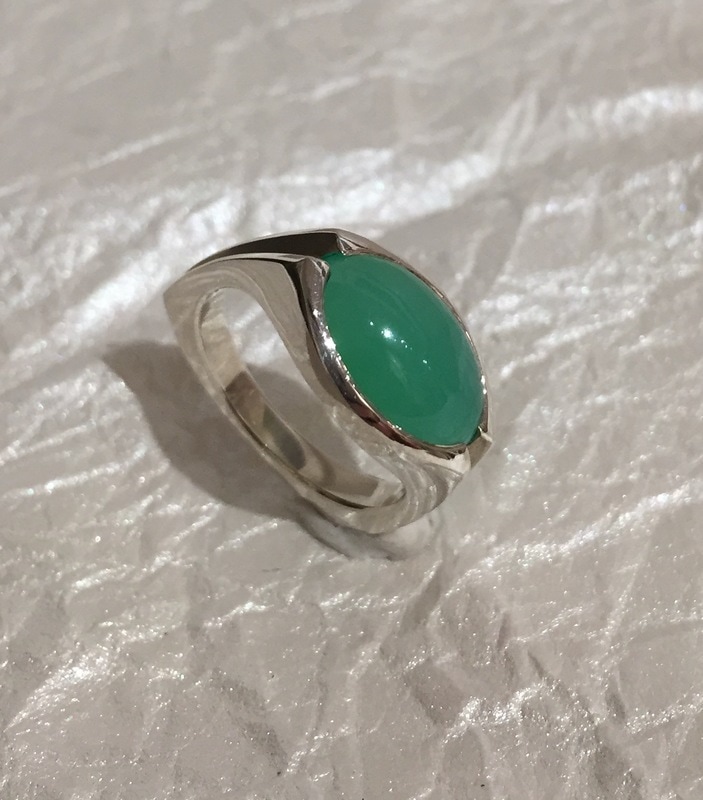 Ring with gemstone