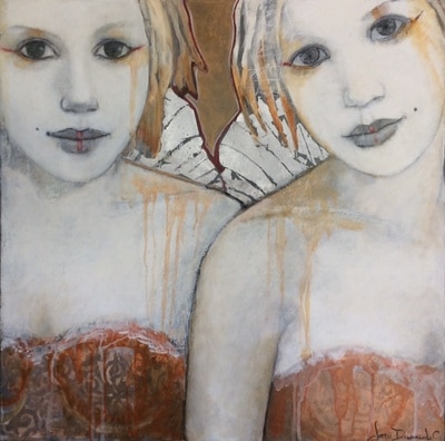 Portrait of two sisters