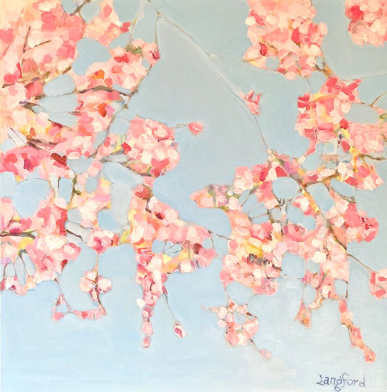 Painting of cherry blossoms