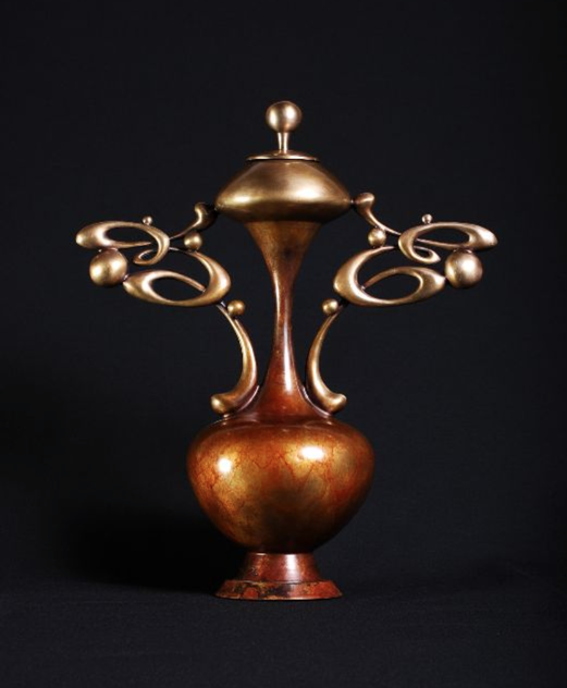 Bronze decorative urn