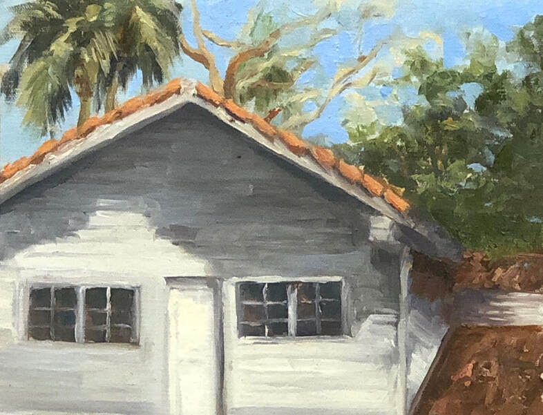 Painting of cottage