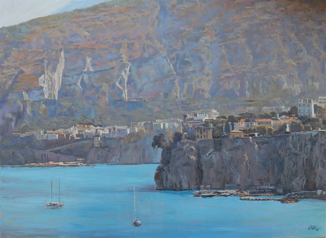 Landscape of Sorrento seaside