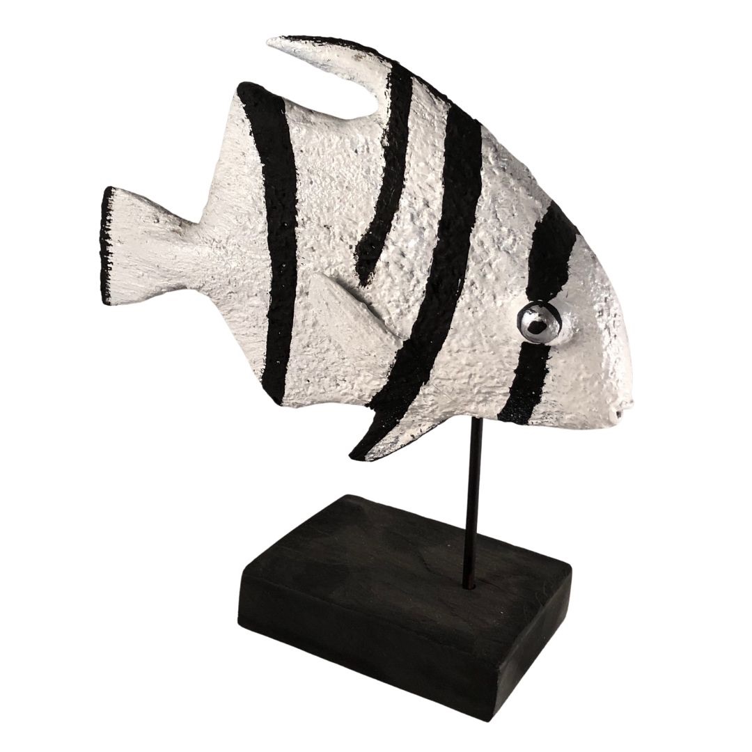 Abstract sculpture of fish