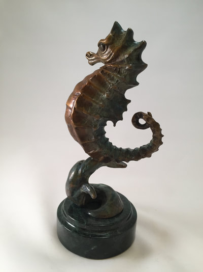 Sea Stallion Maquette bronze